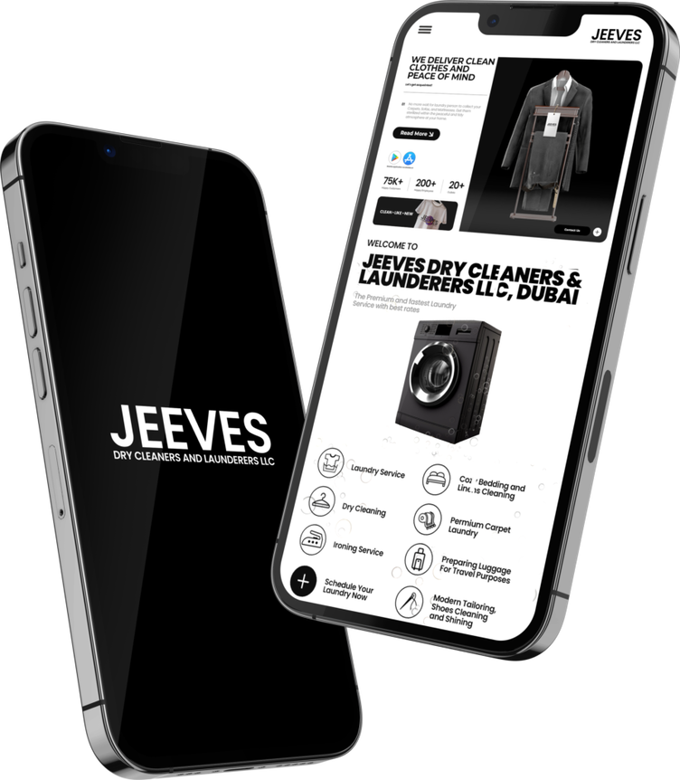 Jeeves site on phone